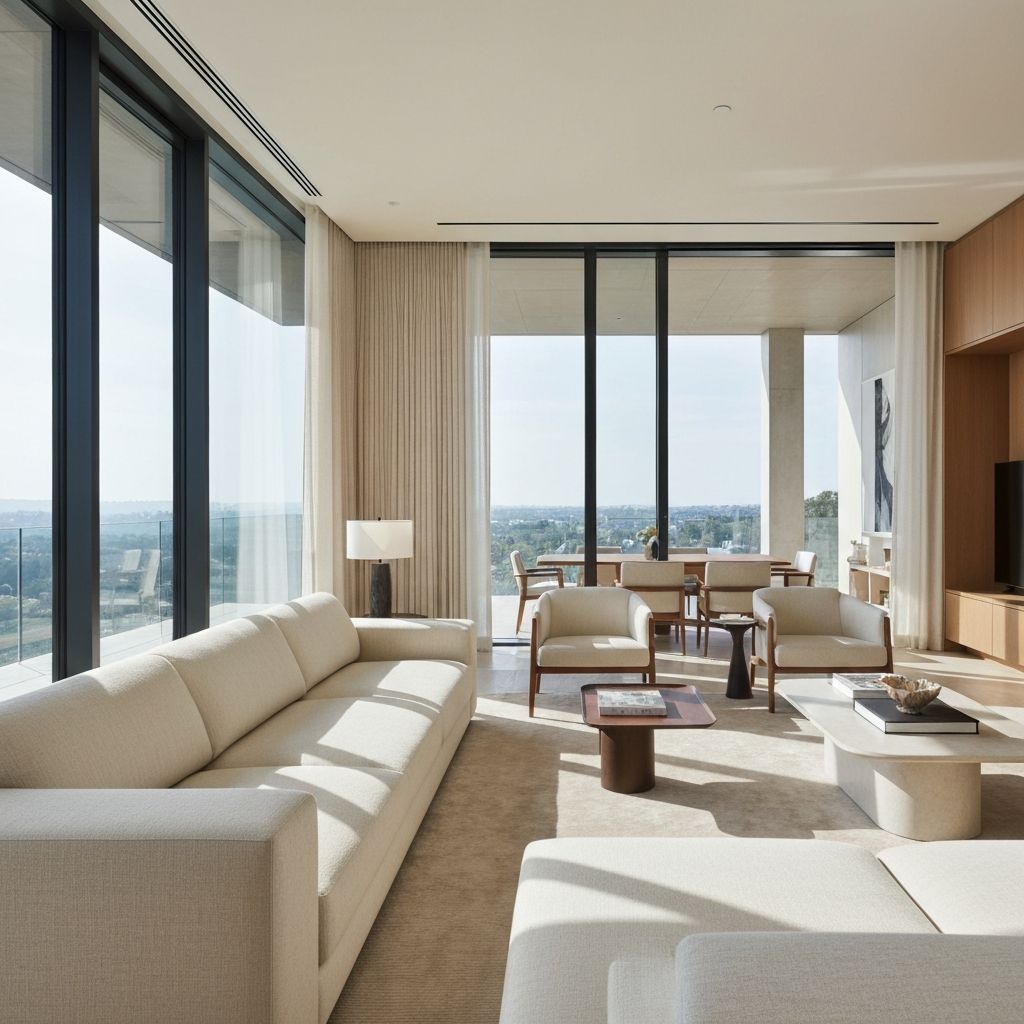 Luxury interior living space